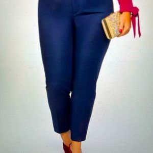Navy Eloquii Kady Regular Fit Pants SZ 20W short